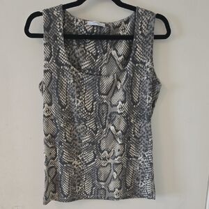 Zara Black and White Patterned Top